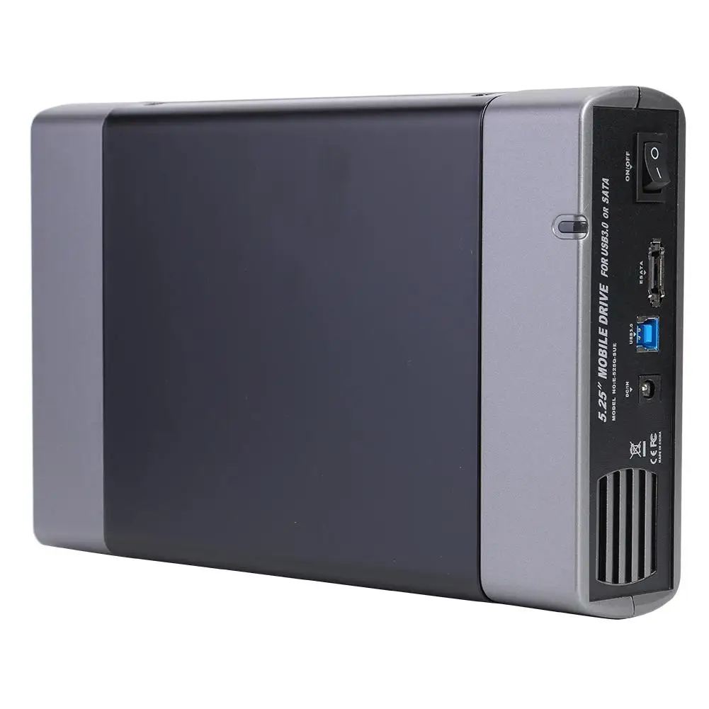 

Чехол для 2,5-дюймового жесткого диска с интерфейсом USB 5,25 и адаптером SATA 3,5 дюйма, внешний корпус для жесткого диска с поддержкой 8T
