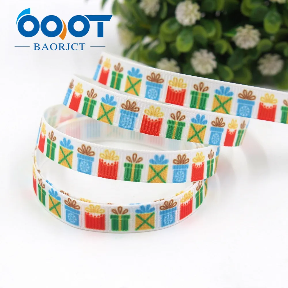 OOOT BAORJCT I 19726 1701 10 мм ярдов Рождественская серия корсажные ленты лук крышка