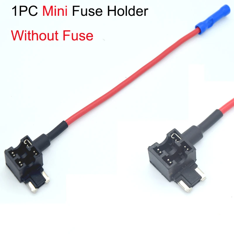 

Автомобильный держатель предохранителя 12 В, мини-переходник для съемного крана маленького и среднего размера с плавким предохранителем Micro MINI стандарта ATM 10 А