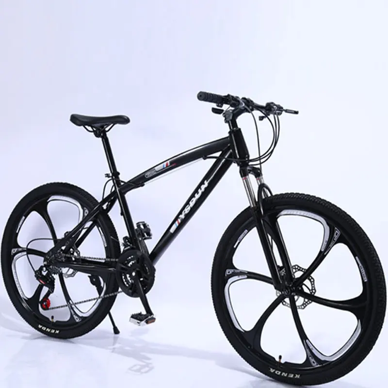 

Mountain Bike Man Student One Round Six Knife Youth Racing Women Speed Double Disc Brakes Shock Off Road Adult Bicycle