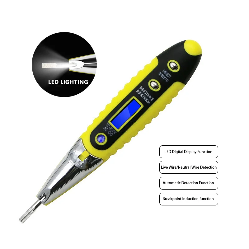 

Многофункционального цифрового Тесты карандаш AC DC 12-250V Тесты er электрическая отвертка ЖК-дисплей Дисплей Напряжение детектор Тесты ручка э...