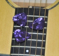 lots of 100pcs new heavy 0 96mm blank guitar picks plectrums celluloid pearl purple for electric guitar