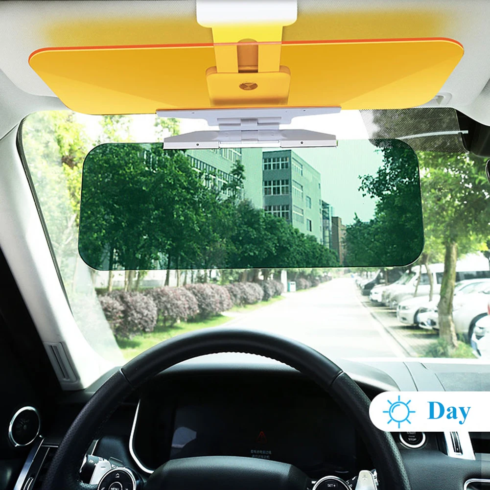 

Summer Car Sun Visor Auto Anti-Glare Safety Day And Night Driving Car Visor Extender 2 In 1 Interior Accessories Sunshide