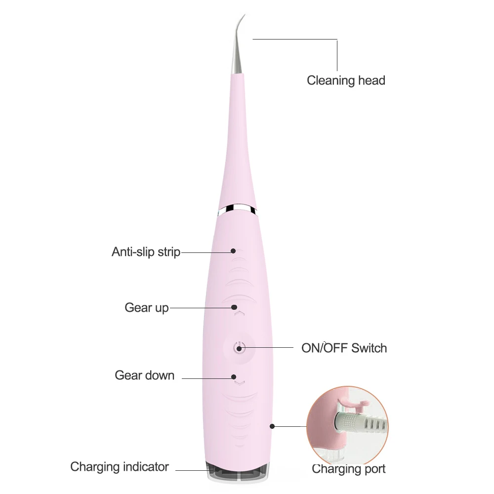 

Electric Sonic Dental Scaler Tooth Calculus Remover Teeth Whitening Tooth Stains Tool Dentist Whiten Teeth Health Oral Hygiene