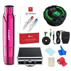 Машинка для перманентного макияжа DragonHawk Mast P10, набор инструментов для подводки глаз, бровей, губ, миниатюрные мощные принадлежности для татуировок