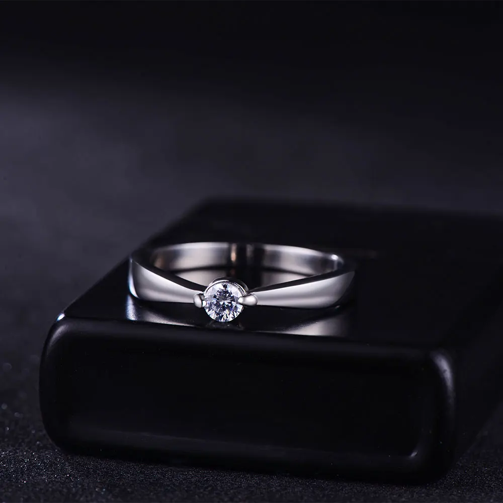 Женские обручальные кольца WAWFROK серебристые из нержавеющей стали 316l с кубическим