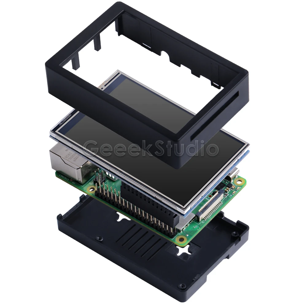 Новый резистивный сенсорный экран 480*320 3 5 дюймовый TFT дисплей монитор с корпусом