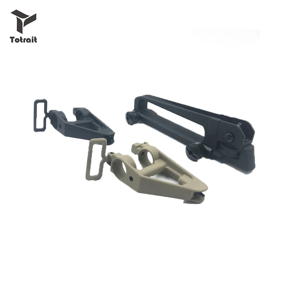 Airsoft AR15 металлическая съемная черная ручка для переноски двойные отверстия A2