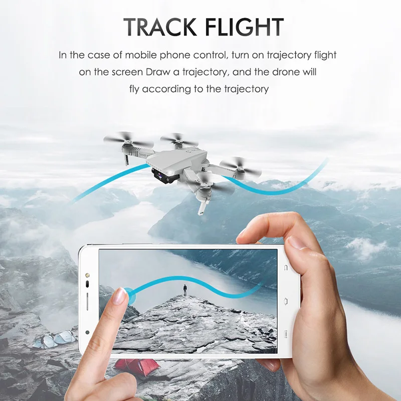 Радиоуправляемый Дрон LAUMOX M71 с Wi Fi FPV видео запись в реальном времени 720P 4K HD камера