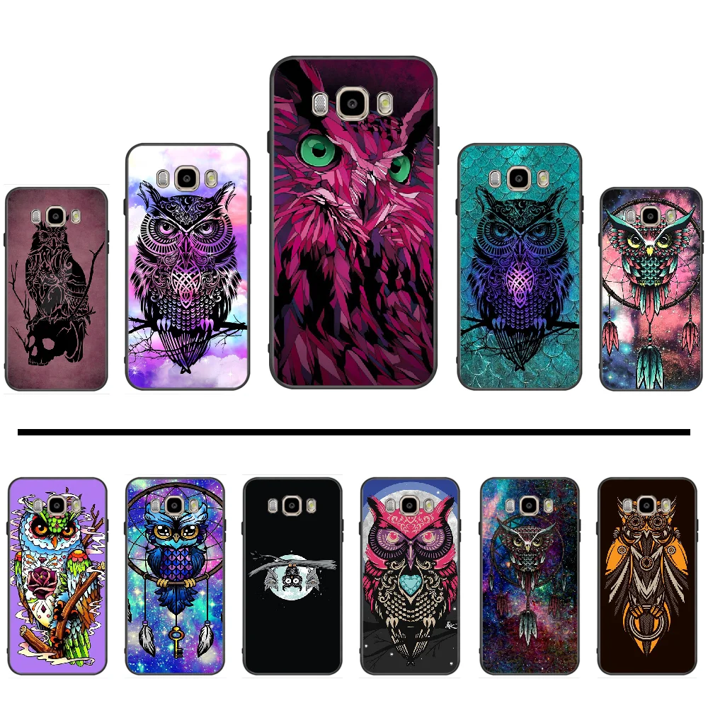Сова ребенок милый любовник мультфильм телефон чехол Корпус для Samsung Galaxy J2 J4 J5 J6 J7
