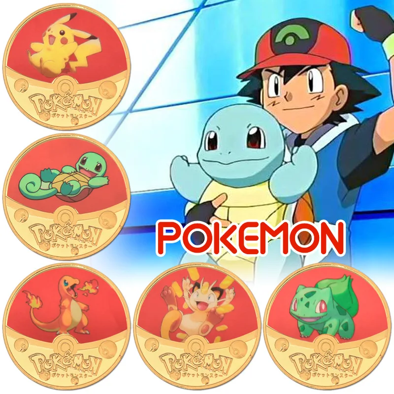 

Japan Original Limited Commemorative Medal Pokemon Commemorative Coin Crafts Japanese Animation