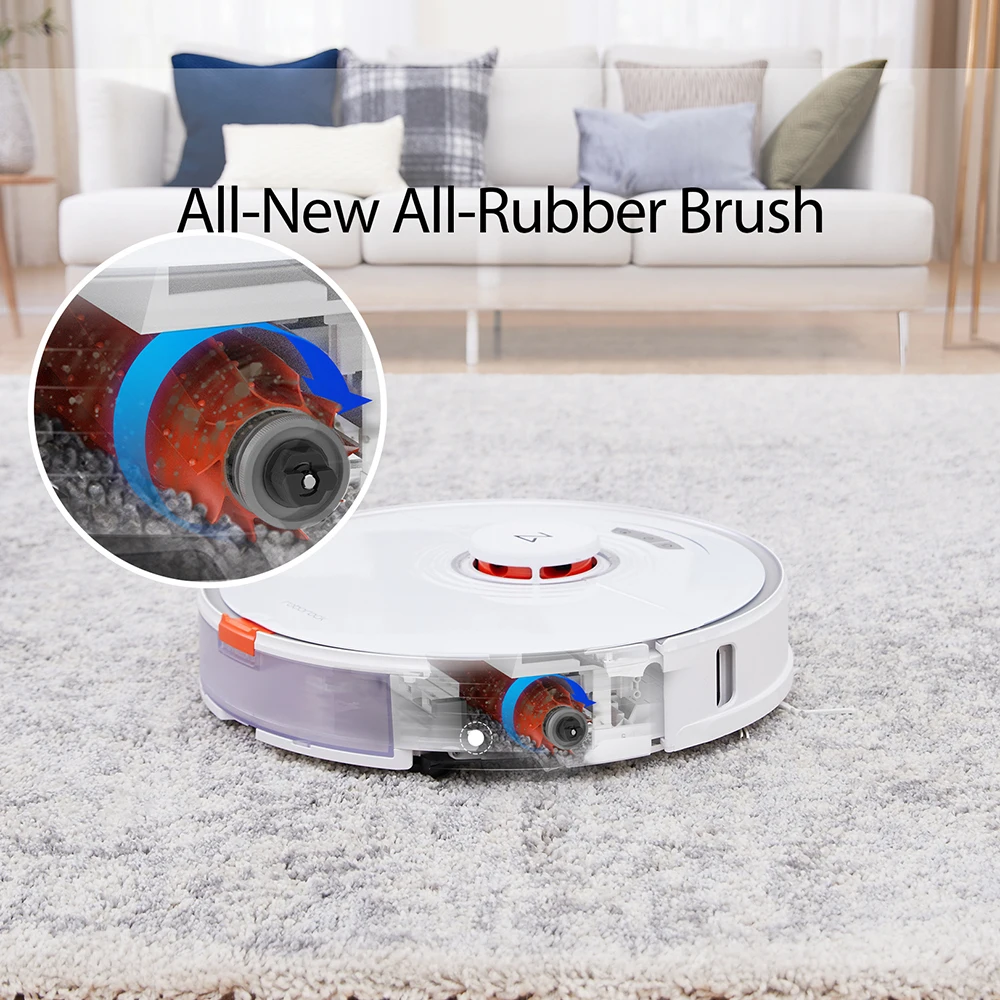 

New 2021 Roborock S7 Robot Vacuum Cleaner For Home Sweeping Washing Mopping 2500PA Cyclone Suction Dust XIAOMI APP Smart Planned