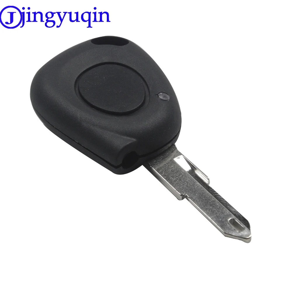 Сменный Чехол jingyuqin для автомобильного ключа с 1 кнопкой чистый чехол Renault Megane Clio