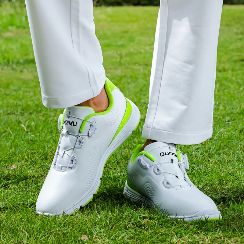 

2020 New Trend Men Golf Shoes White Gym Sneakers Mens Good Quality Leather Golf Shoe Anti-Slip Boy Golf Training Shoe Size 39-45