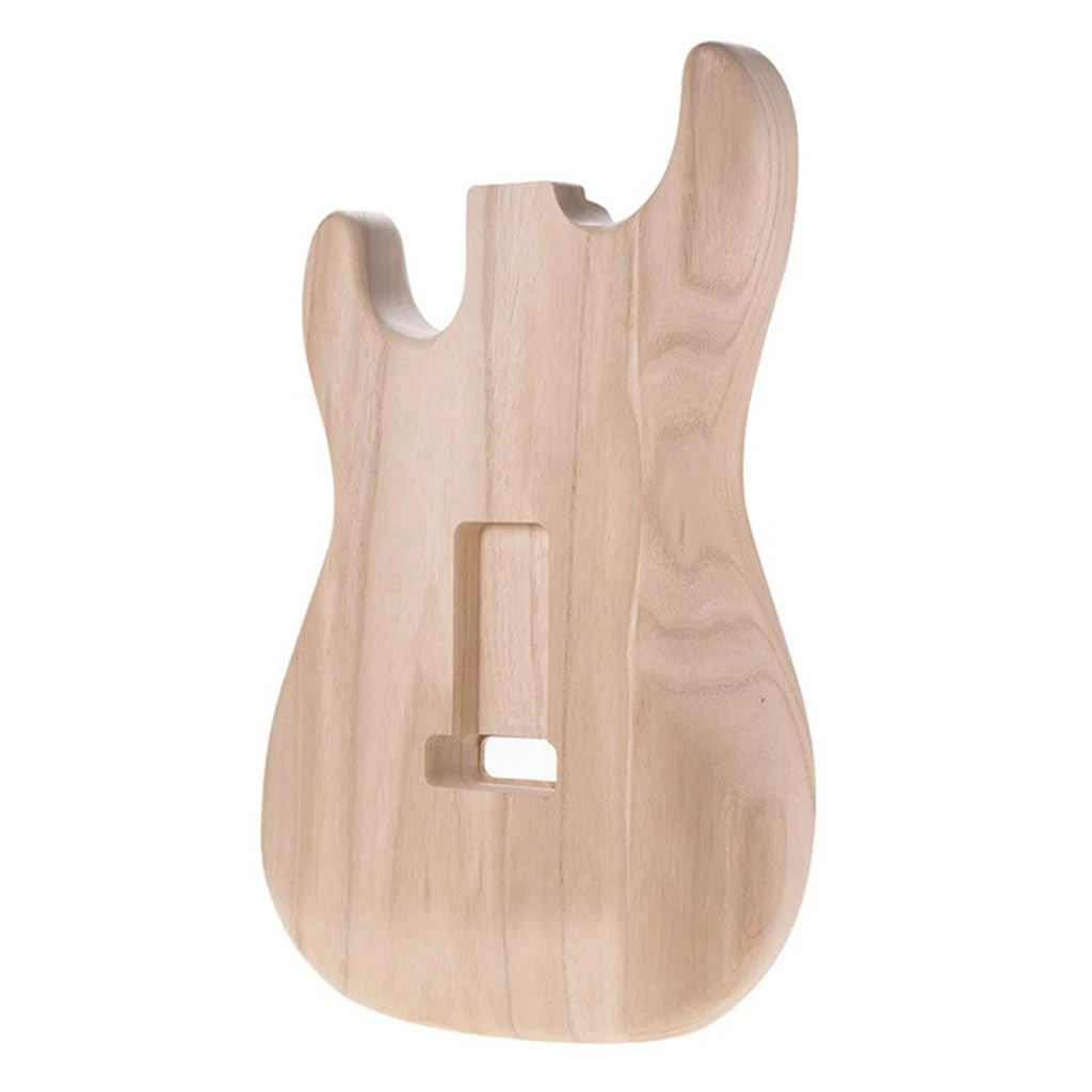 

Handcrafted Sanding Electric Guitar Replacement Unfinished Sycamore Polished Body Guitar DIY Guitar Parts Accessory