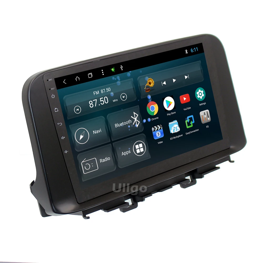 10 1 дюймов Octa Core Android автомобильный DVD GPS для Hyundai Kona Кауаи Авто автомагнитолы с