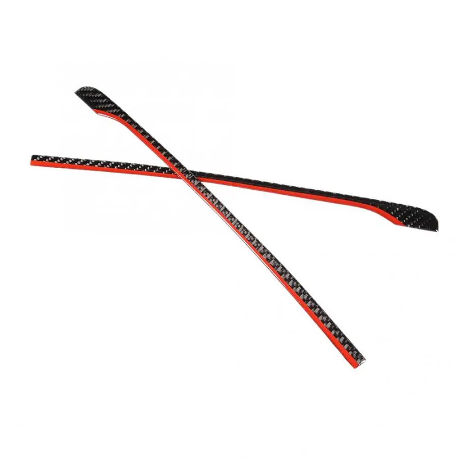 2 шт зеркало заднего вида анти натирает полосы красный накладка из углеродного