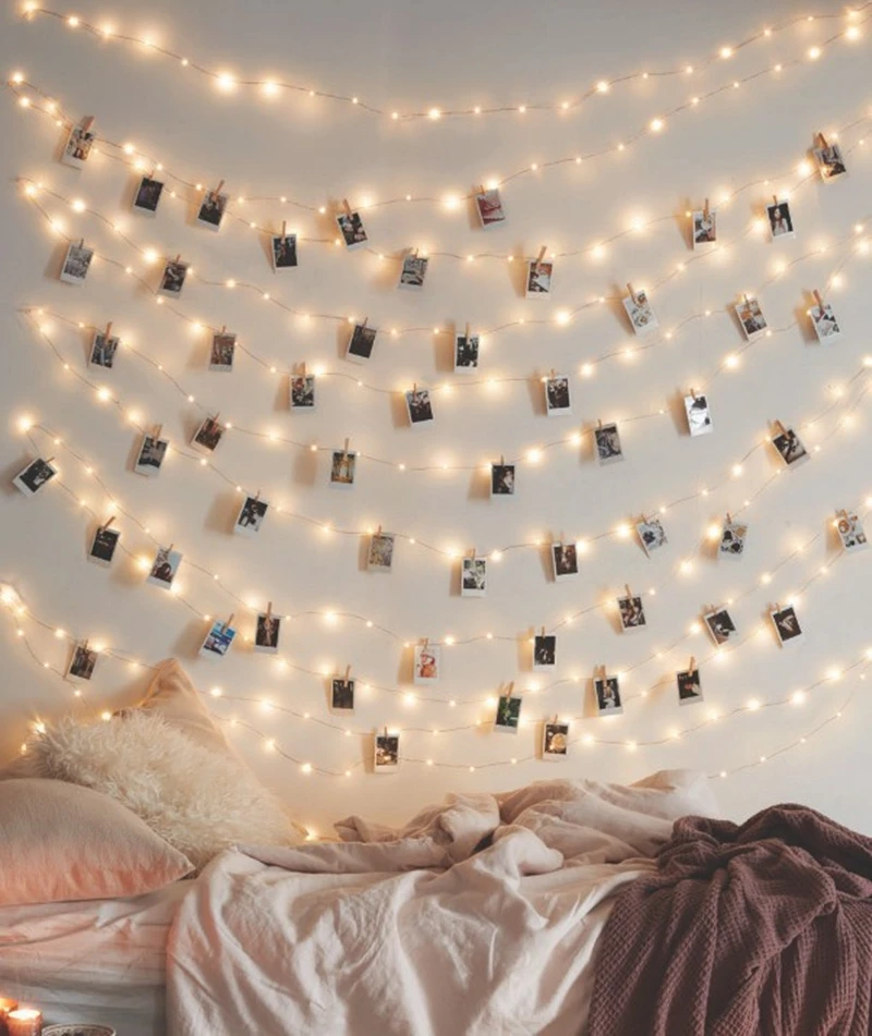 2 м 5 медная серебряная проволока СВЕТОДИОДНЫЕ гирлянды водонепроницаемые