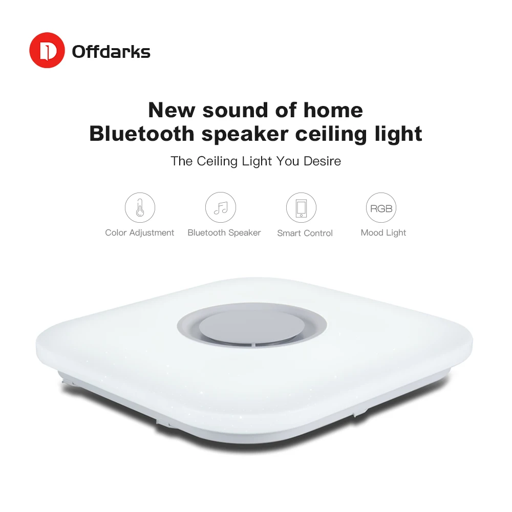 Современный Интеллектуальный светодиодный потолочный светильник управление