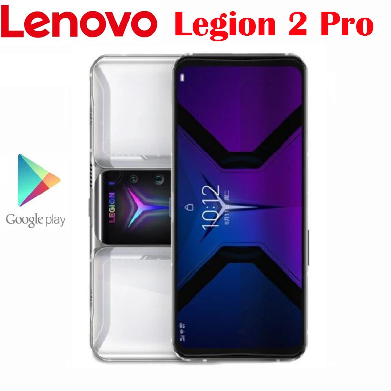 Смартфон Lenovo Легион 2 Pro 5G дюйма Snapdragon 6 92 144 Гц AMOLED экран 64 мп NFC 5500 мАч 45 Вт быстрая