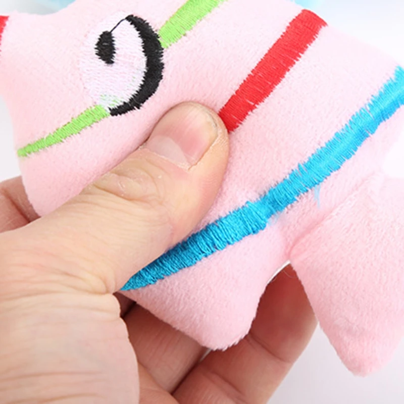

1 Set Catnip Toys for Indoor Cats Creative Funny Cartoon Fish Mint Inside Interactive Finger Puppet Cartoon Animals