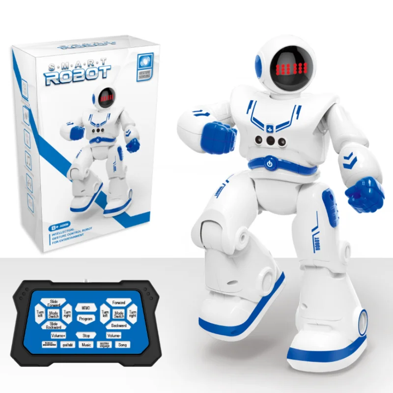 

Early childhood education space robot intelligent remote control programming gesture touch induction dancing toy robot
