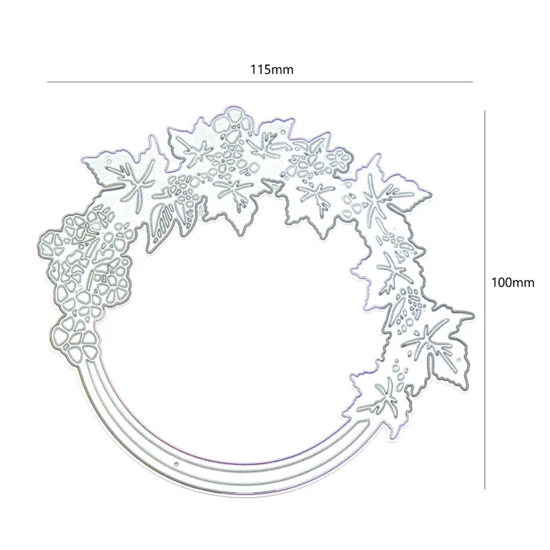 YaMinSanNiO листья цветок струны металла резки штампы для карт Скрапбукинг тиснение