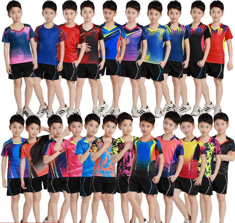 

Men Women's T Shirt Tennis , Girl Boys T shirts Badminton , Child Jerseys Table Tennis Tee Shirt Sport Clothes, Kid PingPong Kit
