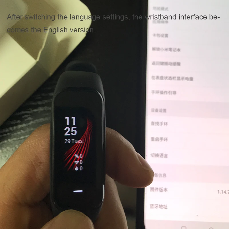 Xiaomi Hey Plus 1S Smartband 0,95 дюймов цветной экран Встроенный Многофункциональный монитор сердечного ритма Hey+ 1S Band