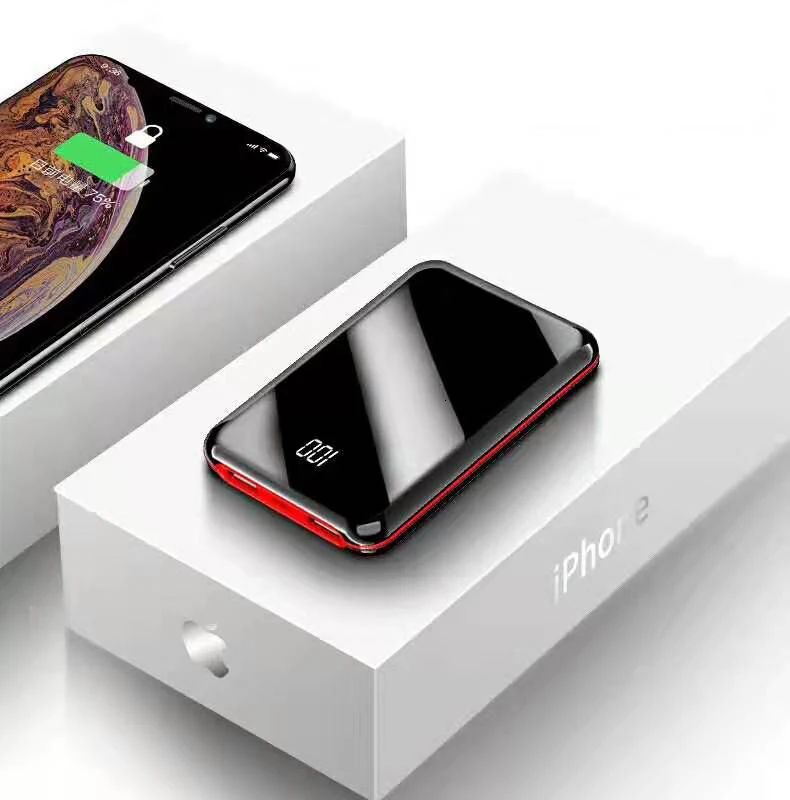 30000 мАч Внешний аккумулятор для iPhone Xiaomi samsung Внешний аккумулятор 2 USB мини внешний аккумулятор зарядное устройство для мобильного телефона
