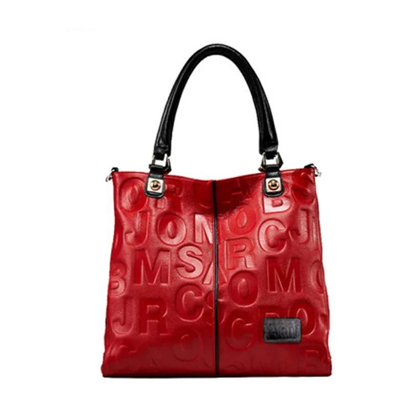 

Women Bag 2020 Genuine Leather Retro Embossing Personality Fashion Designer Luxury New Handbag Crossbody Messenger Shoulder Bags