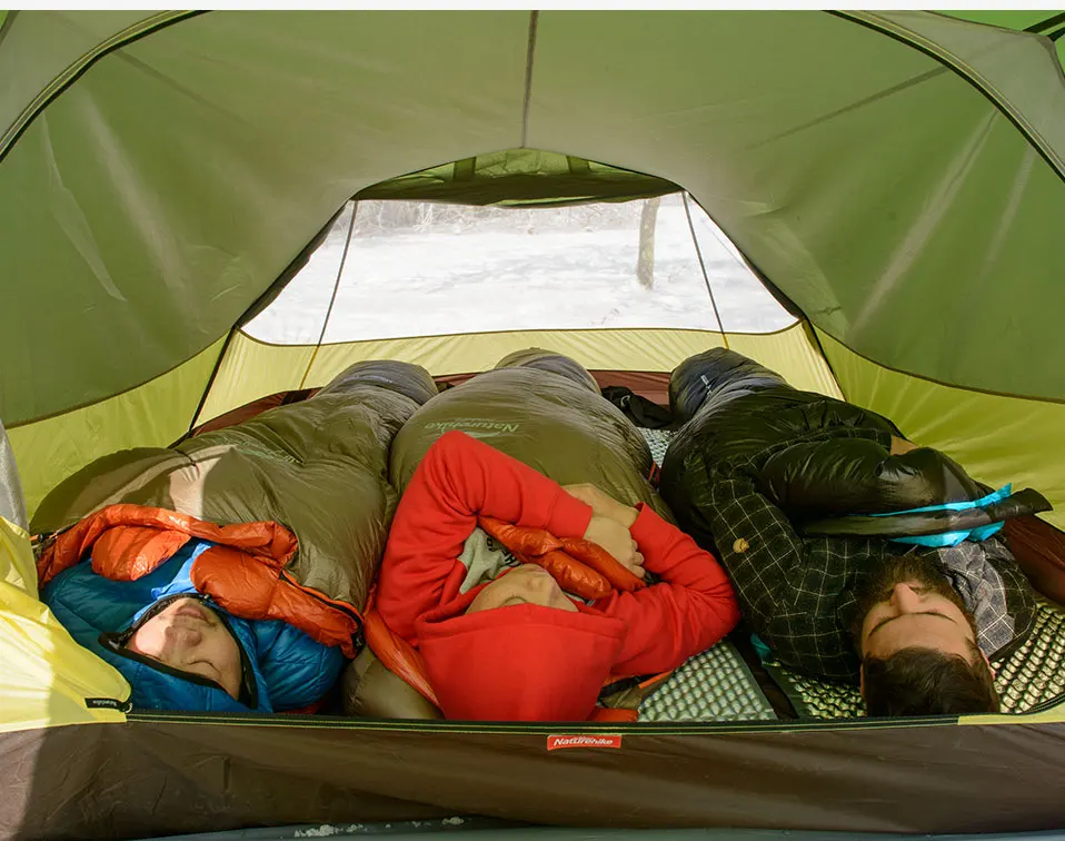 Высокое качество Naturehike сверхлегкий Opalus туннель двухместная палатка Открытый Кемпинг пеший Туризм 2/3/4 Человек Палатка