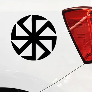 Funny Slavic slavonis symbol Kolovrat Car Decal Reflective Waterproof Vinyl Funny  Sticker Accessories For Mazda Cruze Peugeot