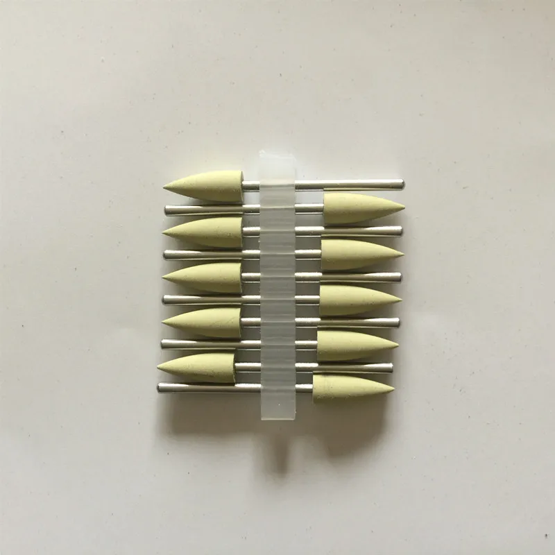 Желтая стоматологическая силиконовая резина полировальные инструменты для