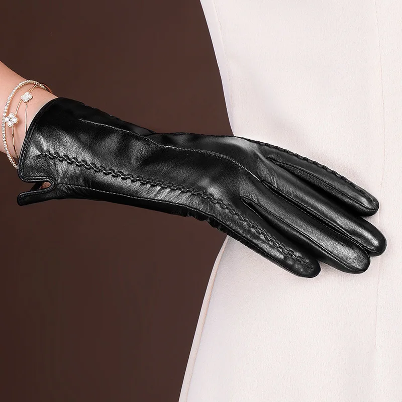 2020 Новое поступление женские перчатки Модные корейские кожаные прочные