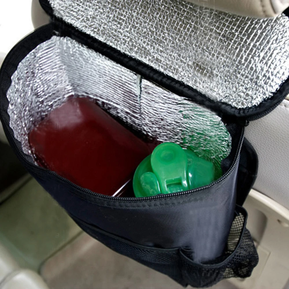 

Large Travel Hanger Car Seat Back Multi-Pocket Storage Insulation Hanging Organizer Holder Winter Keep Warm Carriage Bag