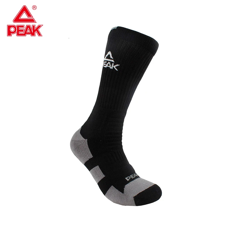 PEAK Men Sports Socks Basketball Bicycle Outdoor Racing Breathable Road Bike W14909 |