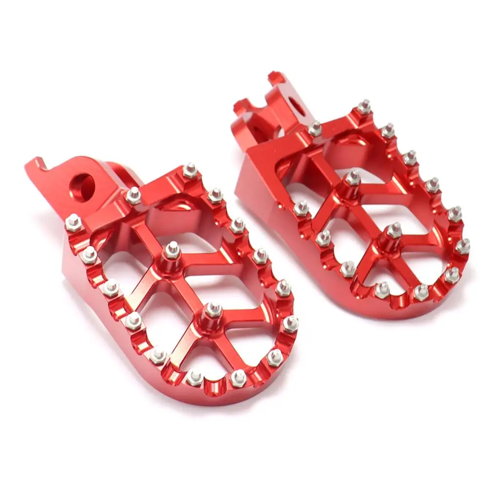 

MX Foot Pegs Pedals Rests Footpeg For HONDA CR125 CR250 1995 1996 1997 1998 1999 CR500 1998- 2005 YZ125 YZ250 1997-1998 WR400