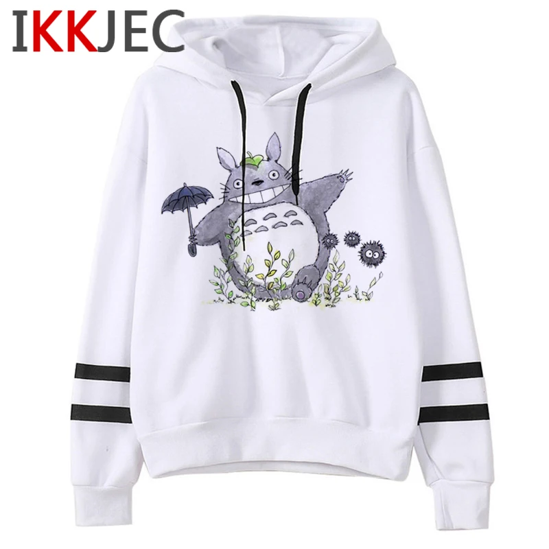 Totoro Studio Ghibli Harajuku Kawaii толстовки женские Ullzang Хаяо Миядзаки Забавный мультфильм толстовка 90s Графический милый с капюшоном Женский - Цвет: 2626