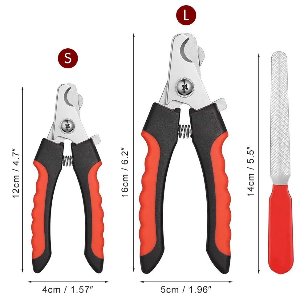 

Professional Pet Cat Dog Nail Clipper With Sickle Stainless Steel Labor-Saving Nail Clippers Convenient Beauty Cleaning Supplies