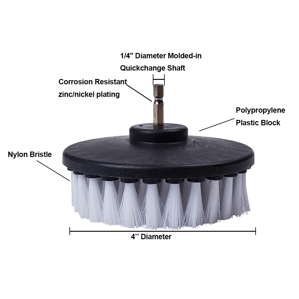 1 шт. электрическая щетка скруббер 4 дюйма|Губки тряпки и щетки| |