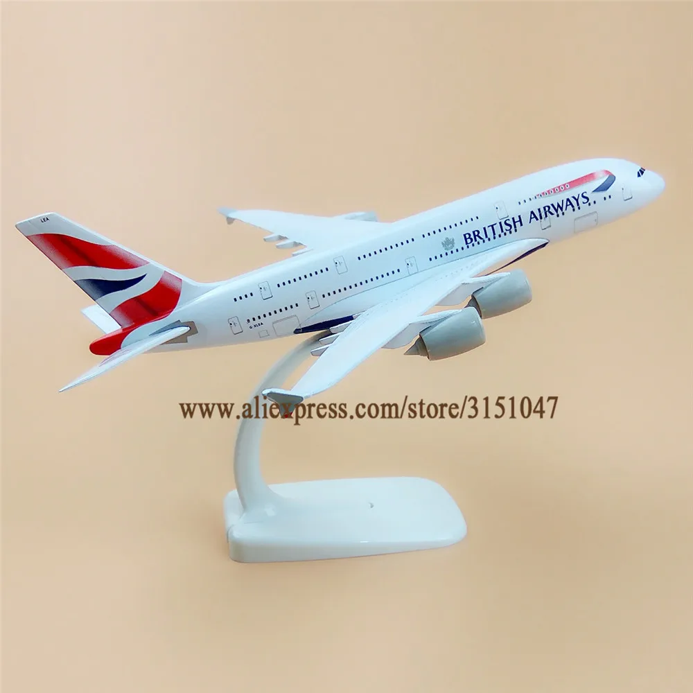 Модель самолета из металлического сплава A380 20 см|gift|gift giftsgifts kids |