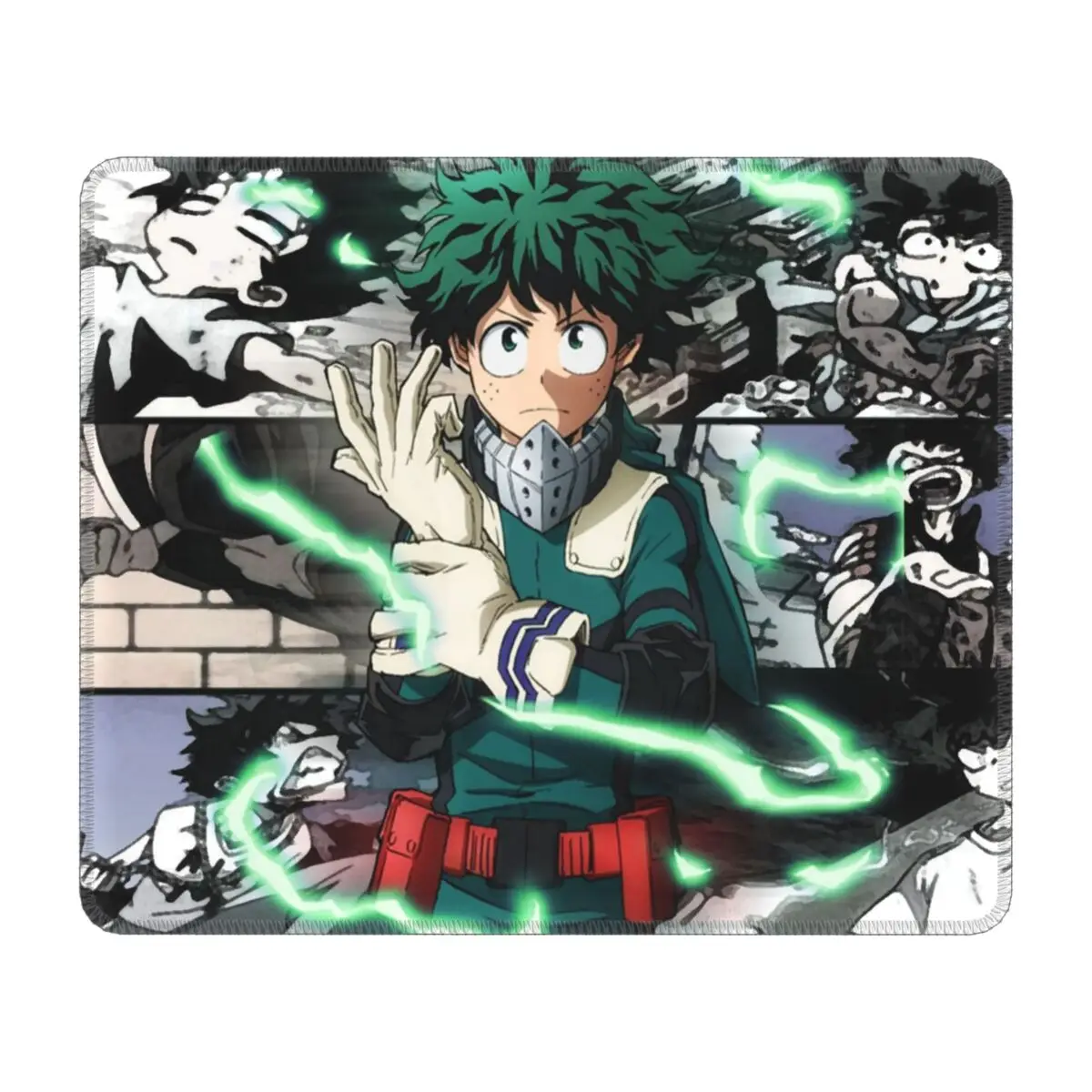 

Игровой коврик для мыши My Hero Академии Deku, Нескользящий Резиновый коврик для мыши с аниме Izuku Midoriya, коврик для мыши для ноутбука, настольного к...