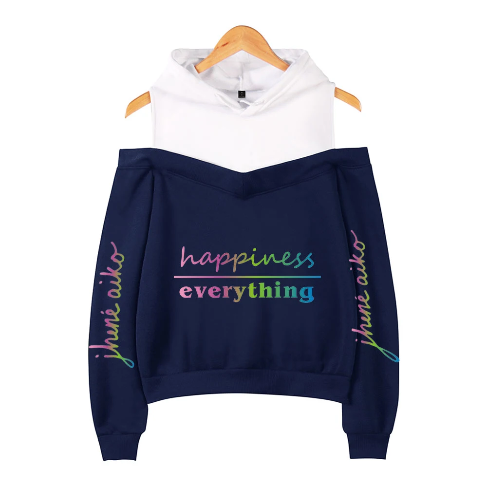 

2021Jhene Aiko Hoodies Female Off Shoulder Sweatshirt Long Sleeve Women's Hoodies Unisex Classic Pullover CHILOMBO Clothes