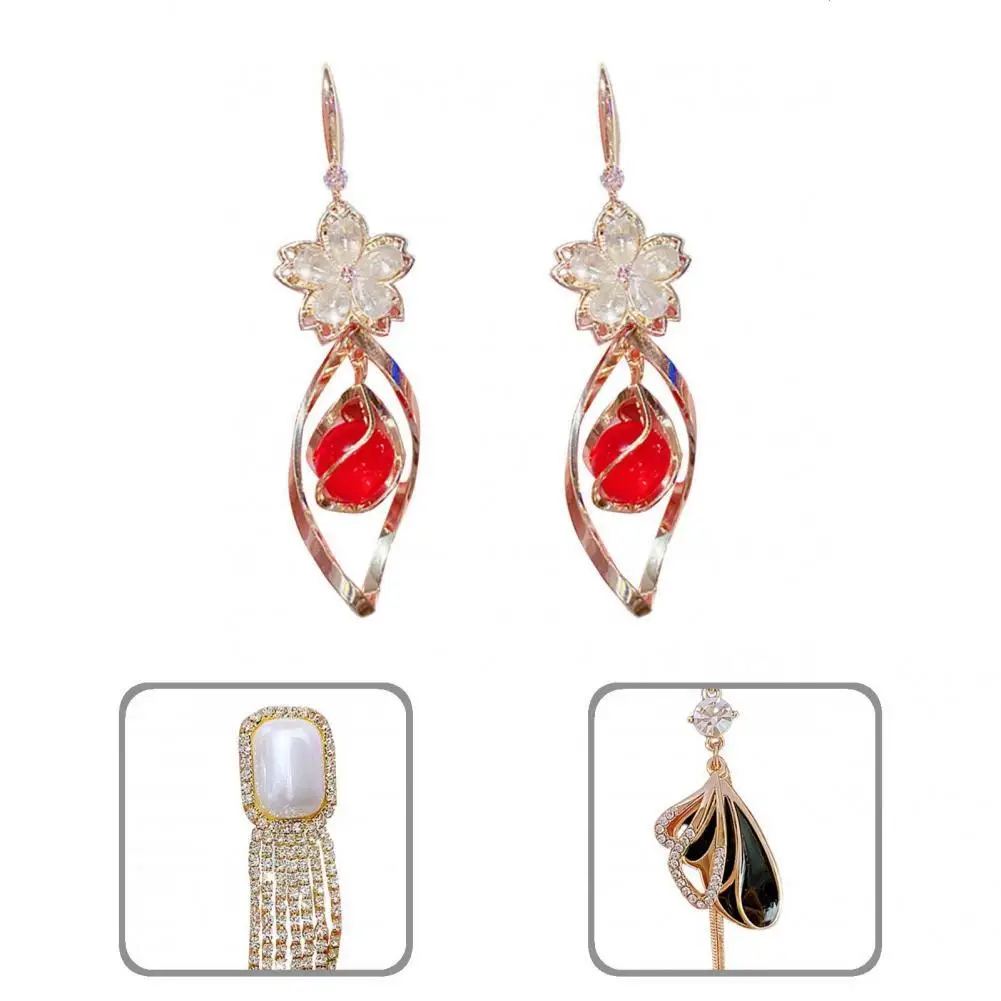 

Modern Earrings Charming Piercing Fashion Gold Color Multi-type Earrings Drop Earrings Dangle Earrings 1 Pair