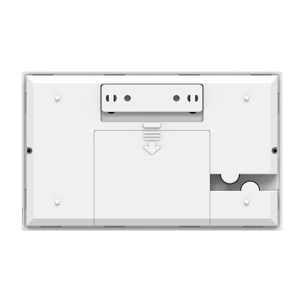 hiva pg 107 tuya alarm system 4 3 inch screen wifi gsm gprs burglar home security with pir motion sensor fire smoke detector free global shipping