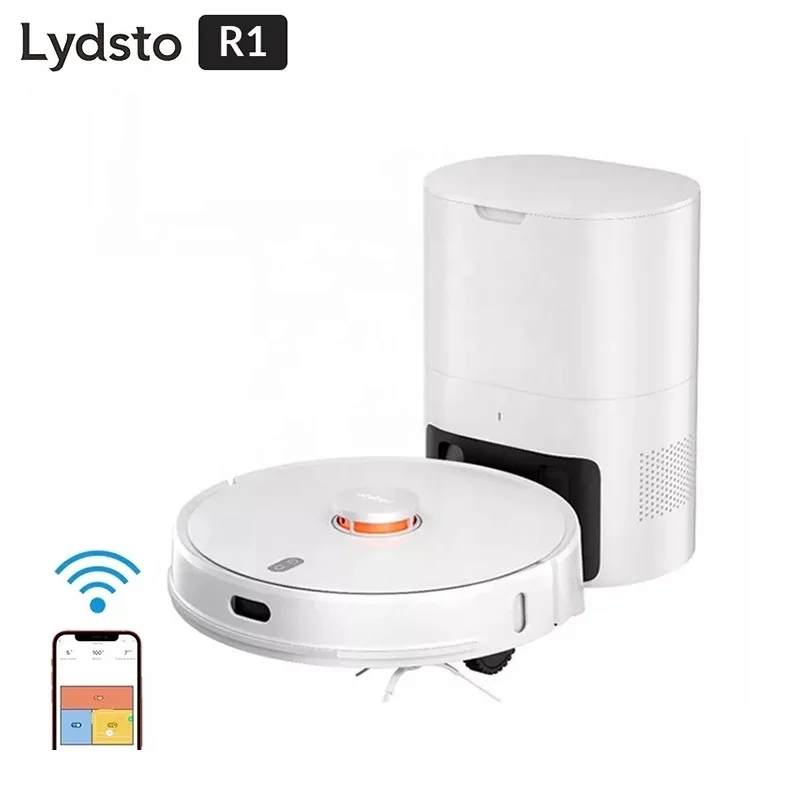 

Робот-пылесос Xiaomi Mijia Youpin Lydsto R1 с интеллектуальной станцией, 200 мл, 2700 Па