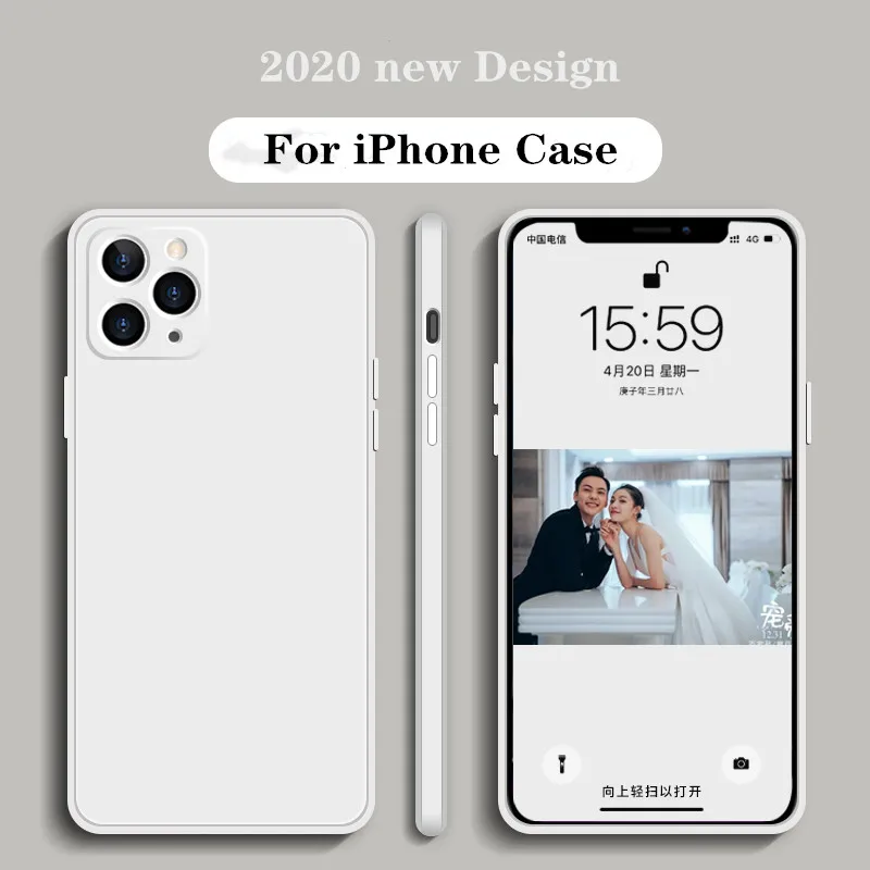 Новый Официальный чехол из жидкого силикона для iPhone 11 12 Pro Max Оригинальный XS X XR 7 8 6S