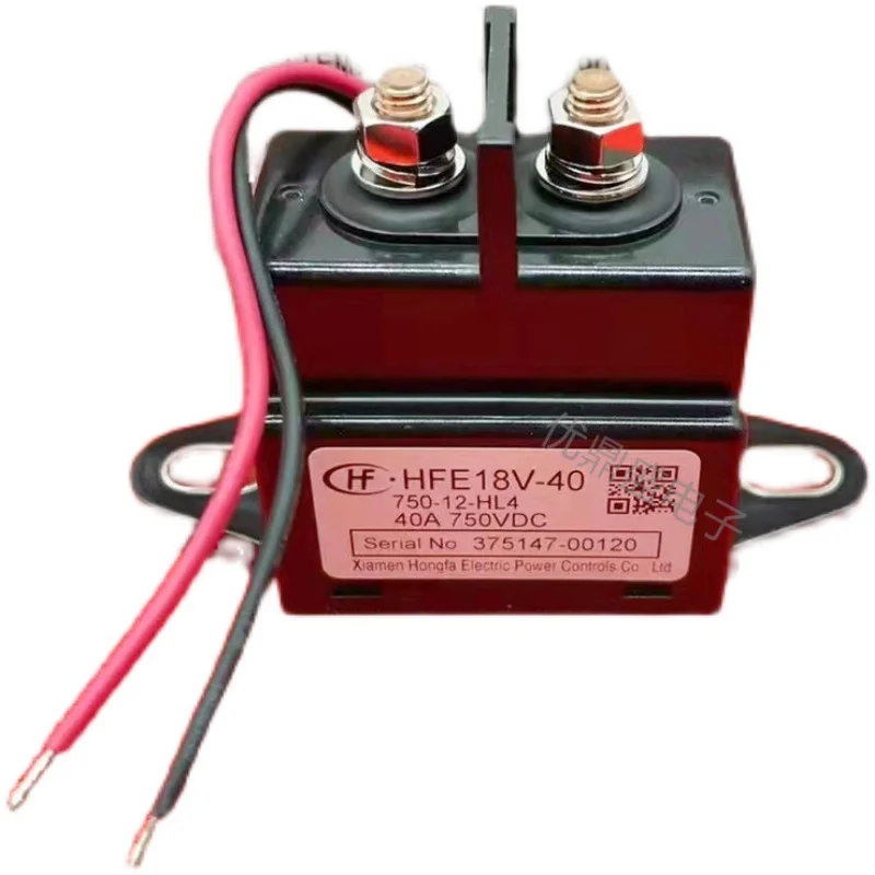 Hfe18v-40/750-12-hl4 Новая энергия Высоковольтный реле постоянного тока контактор 40A750V |