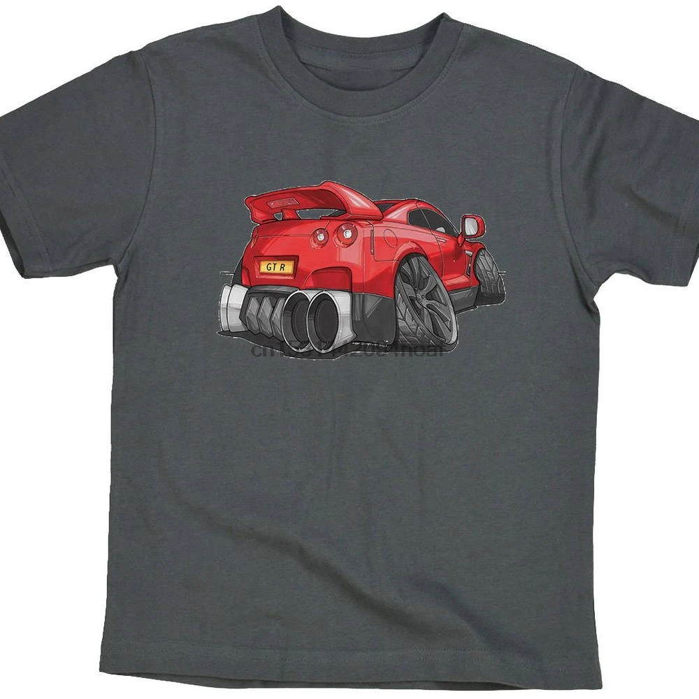 R35 Nissan GTR Red Kookart 3377 Youth | Мужская одежда